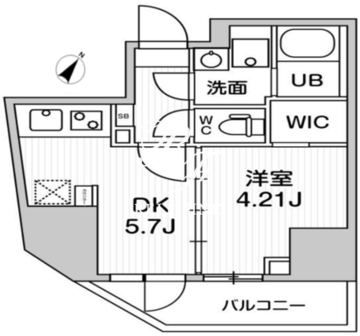 アークマーク巣鴨ｓｔａ． 303 間取り図