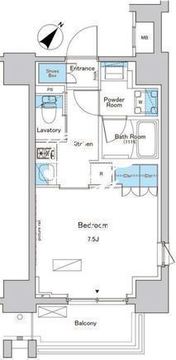 ルフォンプログレ南大塚 301 間取り図