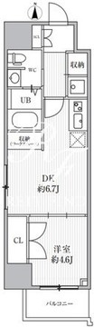 カバナプラス四谷 501 間取り図