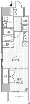 カバナプラス四谷 1201 間取り図