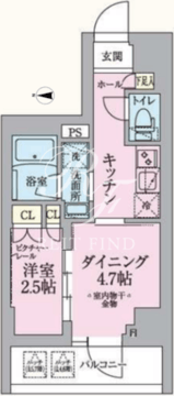 アークマーク板橋大山 102 間取り図