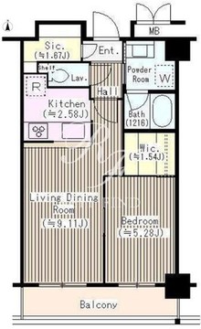 グランジュエ本所 903 間取り図