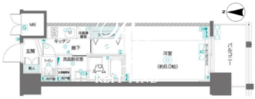 ズーム東陽町 1505 間取り図