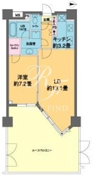 カスタリア高輪 211 間取り図