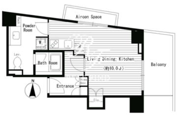 レガーロ西早稲田 805 間取り図