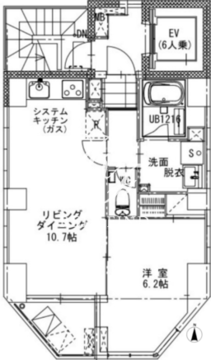ラスパシオ蔵前レジデンス 301 間取り図
