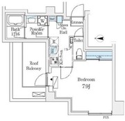 フルハウス飯田橋 501 間取り図