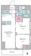 ドゥーエ入谷2 1202 間取り図