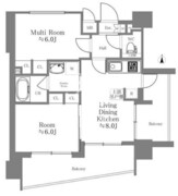 エステムプラザ飯田橋タワーレジデンス 704 間取り図