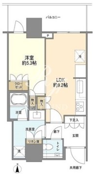 ブランズ渋谷桜丘 1715 間取り図
