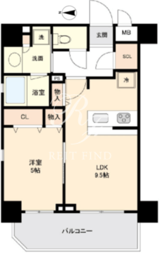 ロイジェント板橋本町 511 間取り図