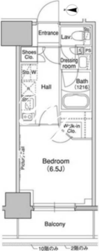 ブリリアンクラス高円寺 1005 間取り図
