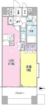 プロスペクト・グラーサ広尾 1107 間取り図