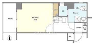 KDXレジデンス中延 504 間取り図