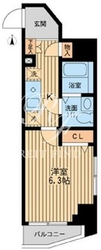 ドゥーエ東陽町 407 間取り図