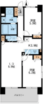 レジディア南千住 809 間取り図