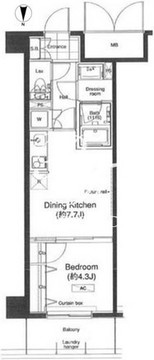 グランハイツ高田馬場 702 間取り図