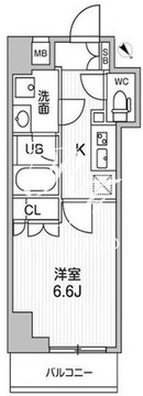 コンフォリア・リヴ千住 903 間取り図