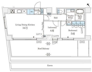 アリビオ学芸大学 310 間取り図