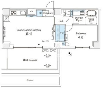 アリビオ学芸大学 309 間取り図