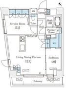 アリビオ学芸大学 212 間取り図