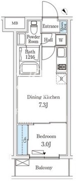 ヴィラグレイス永福町 305 間取り図