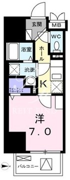 E.ステージ新御徒町 202 間取り図