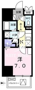 E.ステージ新御徒町 402 間取り図