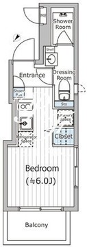 ファーレ西新宿7 302 間取り図