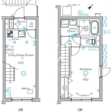 ラフィスタ目黒西小山 402 間取り図