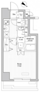 レジデンス北大塚 901 間取り図