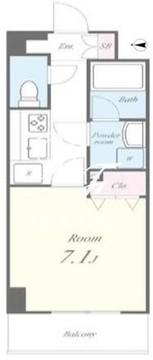 ポルタフォルトゥーナ 404 間取り図