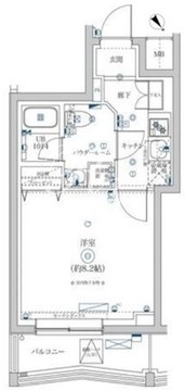 スクエアシティ大森ウエスト 503 間取り図