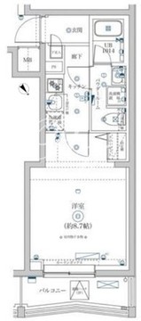 スクエアシティ大森ウエスト 203 間取り図