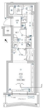 スクエアシティ大森ウエスト 502 間取り図