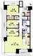 晴海フラッグ SUN-A-508 間取り図