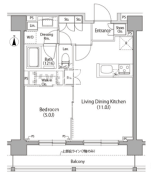 イプセ蒲田3 702 間取り図