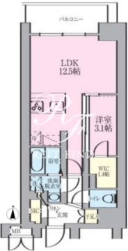 ルネサンスコート錦糸町2 701 間取り図