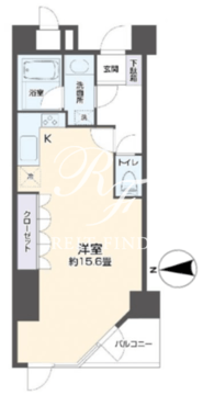リエトコート四谷 304 間取り図