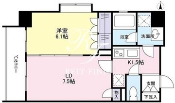 リバーレ池袋 1105 間取り図