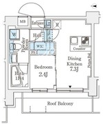 アジールコート山手動坂 704 間取り図