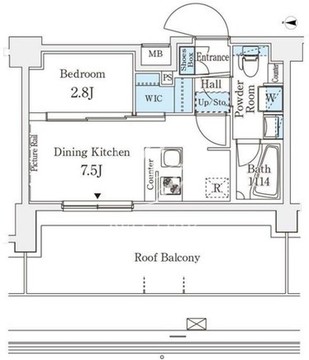 アジールコート山手動坂 705 間取り図
