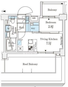 アジールコート山手動坂 706 間取り図
