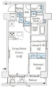 アジールコート山手動坂 509 間取り図