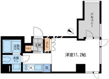 アーデン五反田 205 間取り図