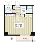 ワッツ白金 507 間取り図