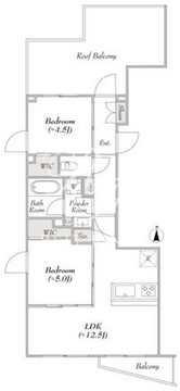 ルミーク本町イースト 503 間取り図