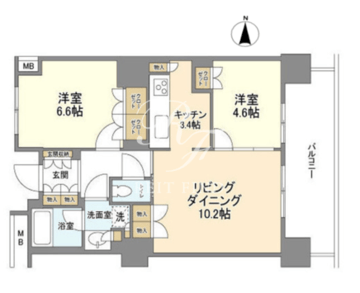 豊洲シエルタワー 2014 間取り図