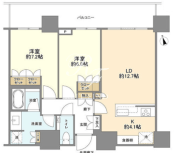 ブランズ渋谷桜丘 2111 間取り図
