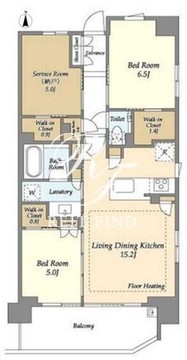 ドゥーエ町屋 312 間取り図